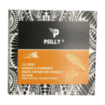 Psilly - Dark Chocolate Bar - Ginger & Turmeric | Magic Mushroom Delivery Canada
