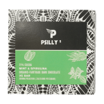 Psilly - Dark Chocolate Bar - Mint & Spirulina | Magic Mushroom Delivery Canada