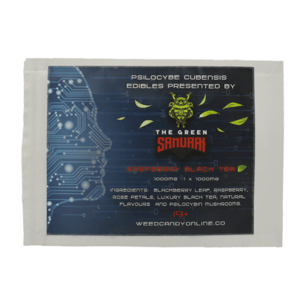 The Green Samurai - Raspberry Black Tea - 1000mg | Magic Mushroom Delivery Canada