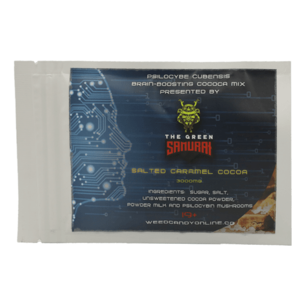 The Green Samurai - Salted Caramel Cocoa - 1g or 3g | Magic Mushroom Delivery Canada