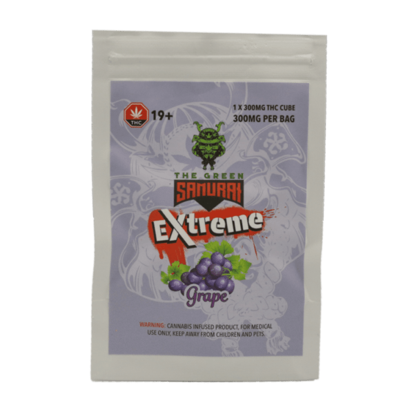 Green Samurai Extreme - Grape Gummy 300mg THC | Magic Mushroom Delivery Canada