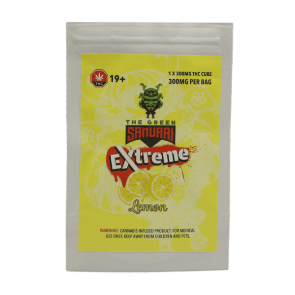 Green Samurai Extreme - Lemon Gummy 300mg THC | Magic Mushroom Delivery Canada
