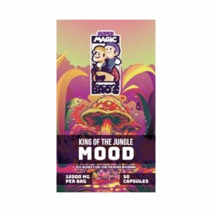 Super Magic Mushroom Bro’s - King of the Jungle MOOD - 400MG Capsules | Magic Mushroom Delivery Canada